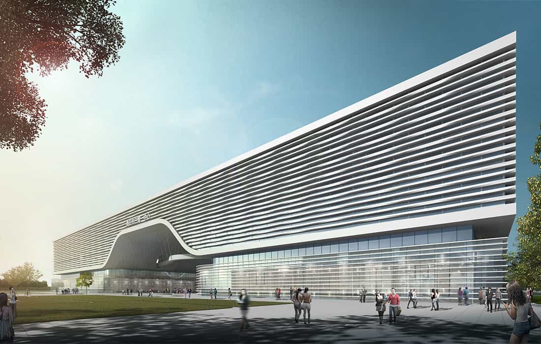 商丘市圖書館、方志館、展示館、市民中心（三館一中心）建設工程